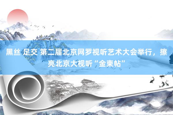 黑丝 足交 第二届北京网罗视听艺术大会举行，擦亮北京大视听“金柬帖”