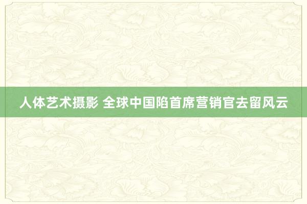 人体艺术摄影 全球中国陷首席营销官去留风云