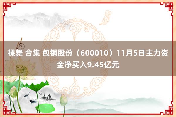 裸舞 合集 包钢股份（600010）11月5日主力资金净买入9.45亿元