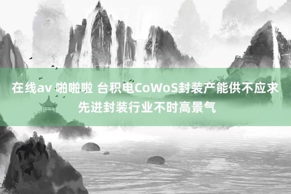 在线av 啪啪啦 台积电CoWoS封装产能供不应求 先进封装行业不时高景气