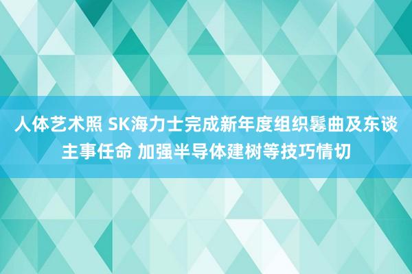 人体艺术照 SK海力士完成新年度组织鬈曲及东谈主事任命 加强半导体建树等技巧情切